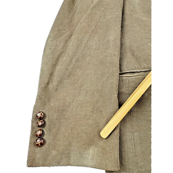 Lauren Ralph Lauren Corduroy Blazer Jacket Men's Size XL Brownish Tan Classic - Picture 9 of 16